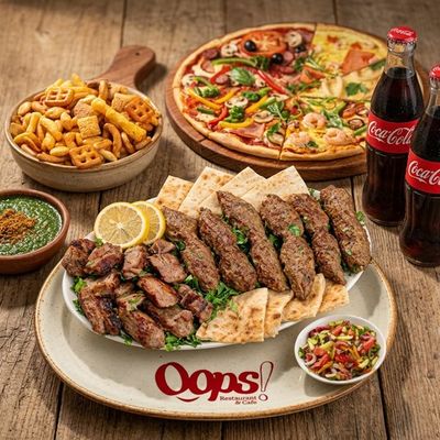 Family feast for four people