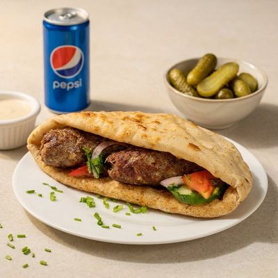 Kofta Sandwich Solo Meal