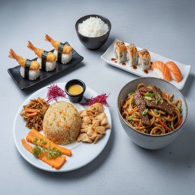 Family Sushi & Noodle Feast