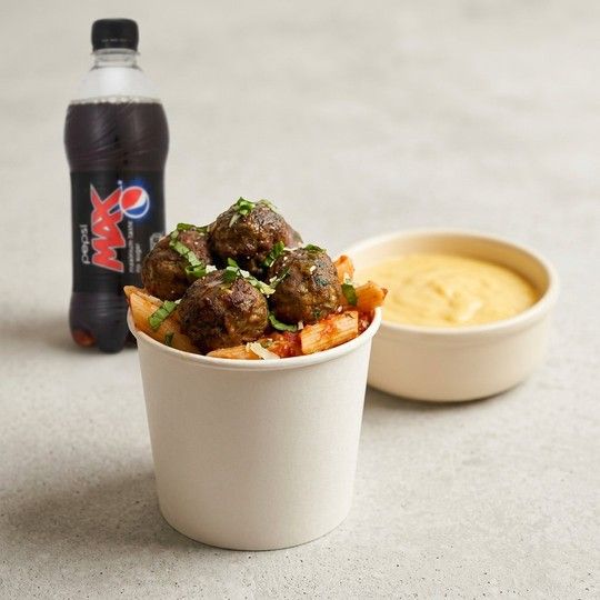 Arrabbiata Meatball Meal