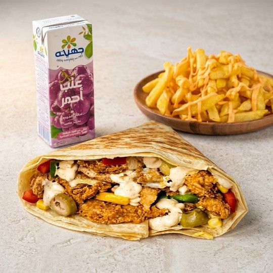 Chicken Zinger With Ranch Sauce Crepe Meal