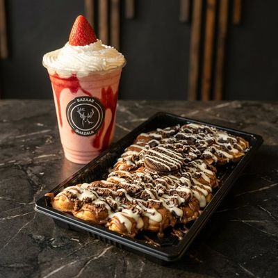 Oreo Waffle & Milkshake Meal