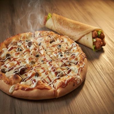 Chicken Ranch Pizza & Zinger Crepe