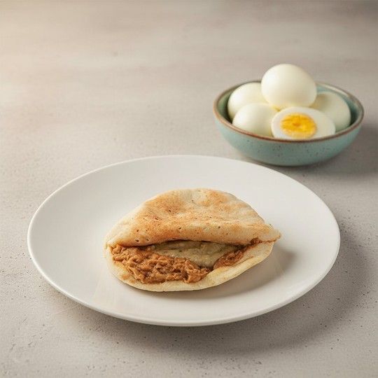 Foul Sandwich & Boiled Eggs