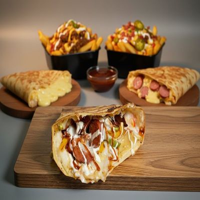Crepe waffle photo 3