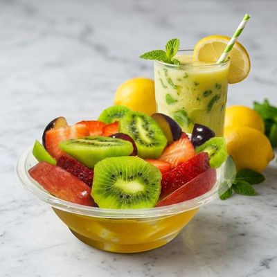 Fruit Salad & Lemon Mint Meal