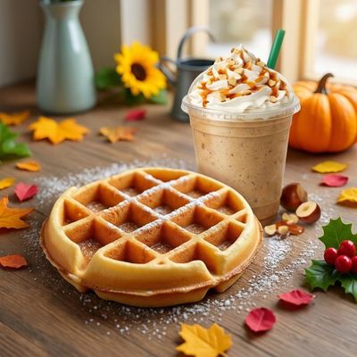Four Seasons Waffle & Frappuccino