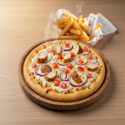 Chicken Ranch Pizza & Fries