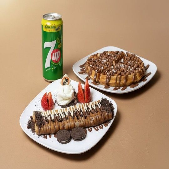 Waffle & Oreo Crepe Solo