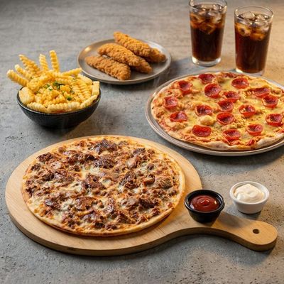Family Pizza Feast for 4