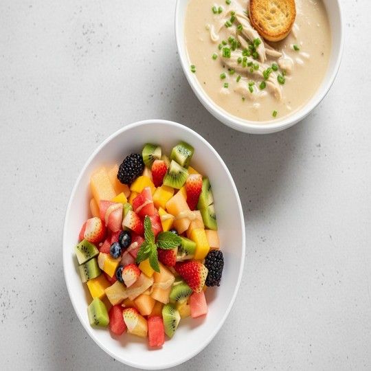 Soup & Fruit Salad Combo