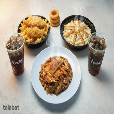 Pasta & Fries Family Feast for 4