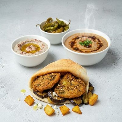 Foul Spicy Family Mezze for 4