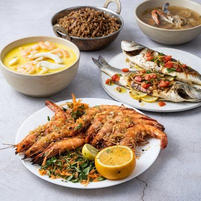 Sea Bass Family Feast for 4