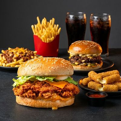 Smash & Chicken Family Feast for 4