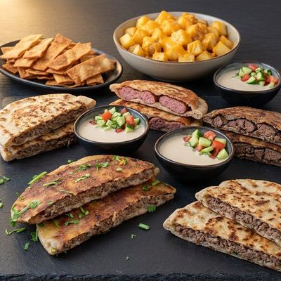 Hawawshi & Syrian Bread Feast for 4