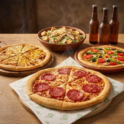 Family Pizza Feast for 4