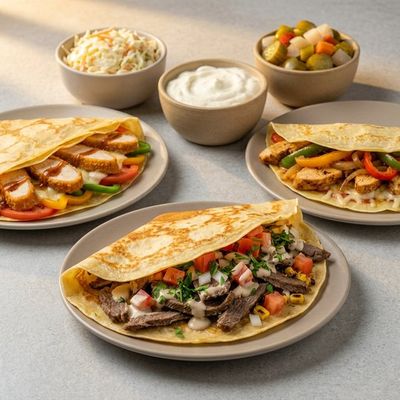 Saj Wraps Family Feast for 3