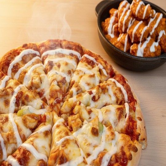 Fit Chicken Ranch Pizza & Dynamite