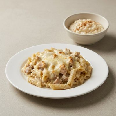 Chicken Negresco & Pudding