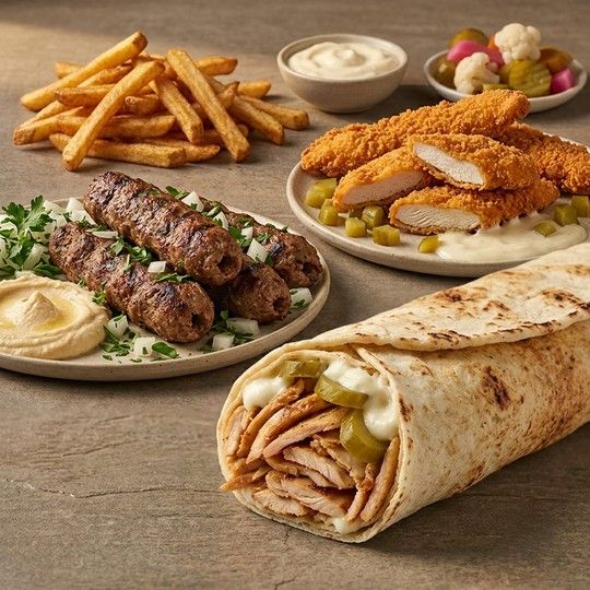 Syrian Bread Family Feast for 3