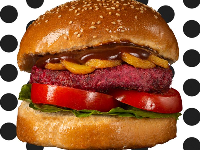 Vegan Beet Burger Sandwich