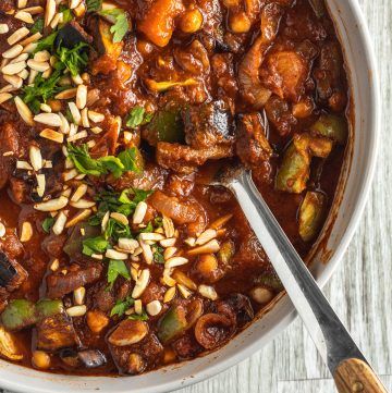 Mesakaa With Minced Meat Tagine