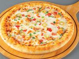 Oriental vegetable pizza