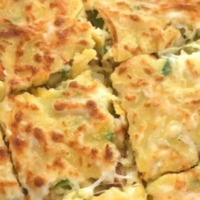 Large vegetable pie