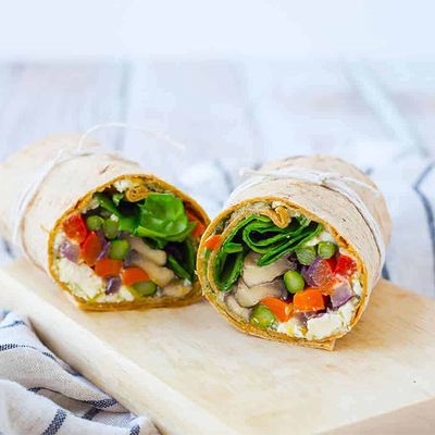 Veggie Feta Cheese Wrap