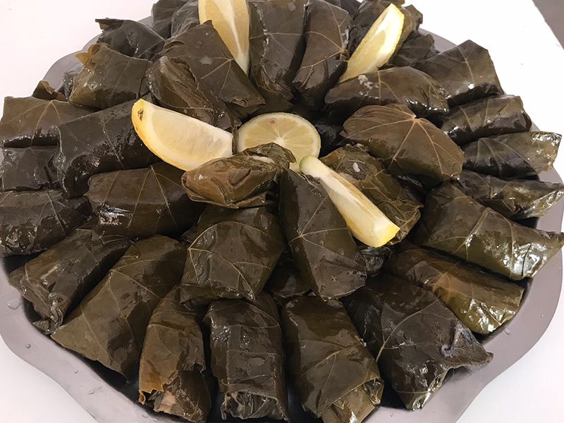 Vine Leaves Platter