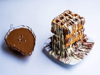 Mix Nutella Chocolate Waffle