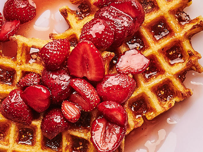 Waffle Strawberry