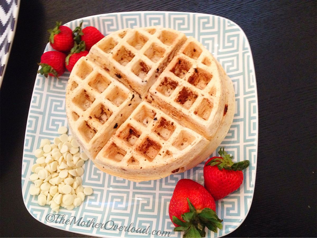 waffle white chocolate