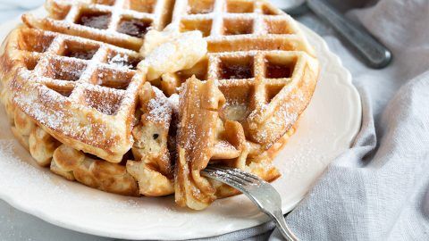 White Chocolate Waffle
