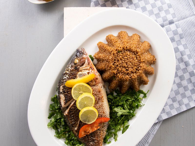 Tilapia Fish And Clams Meal