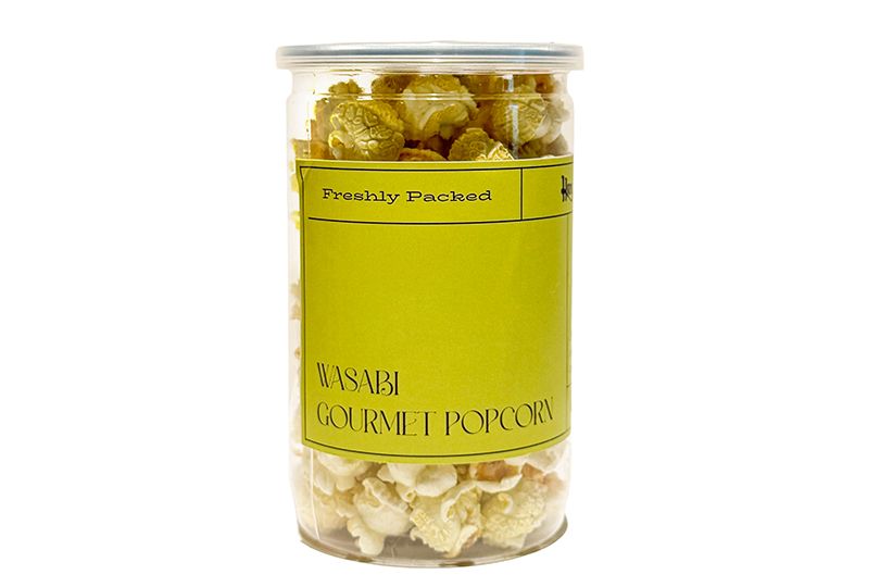 Wasabi Gourmet Pop Corn Can