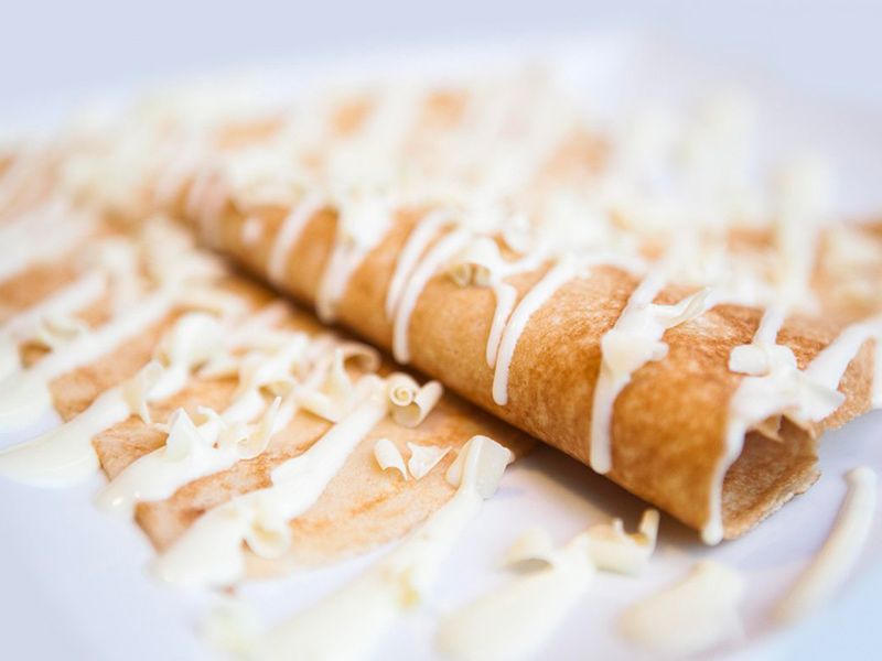 White Chocolate Crepe