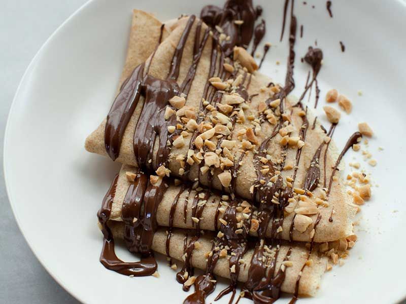 White Chocolate Crepe