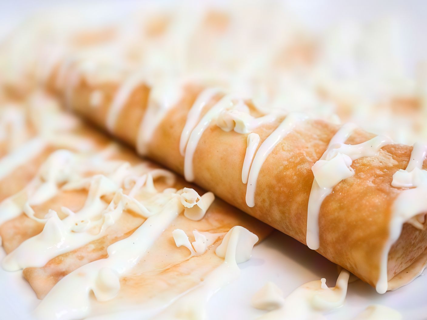 White chocolate Crepe