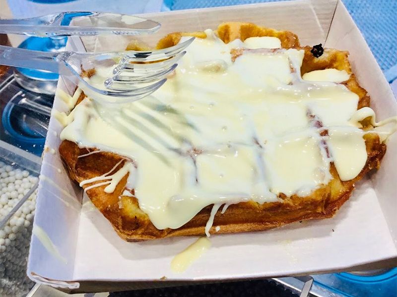White Chocolate Waffle