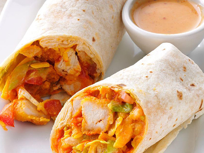 Buffalo Fried Chicken Wrap