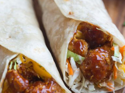 Honey Bbq Chicken Wrap