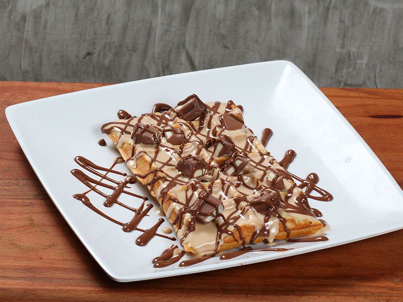Waffle With White Chocolate