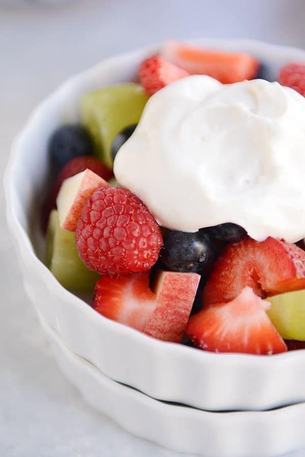 Seasonal fruit salad