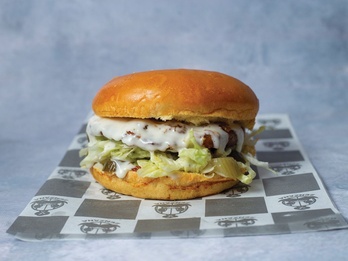 Ranch meat burger