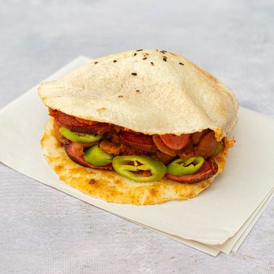 Hot Dog Foul sandwich