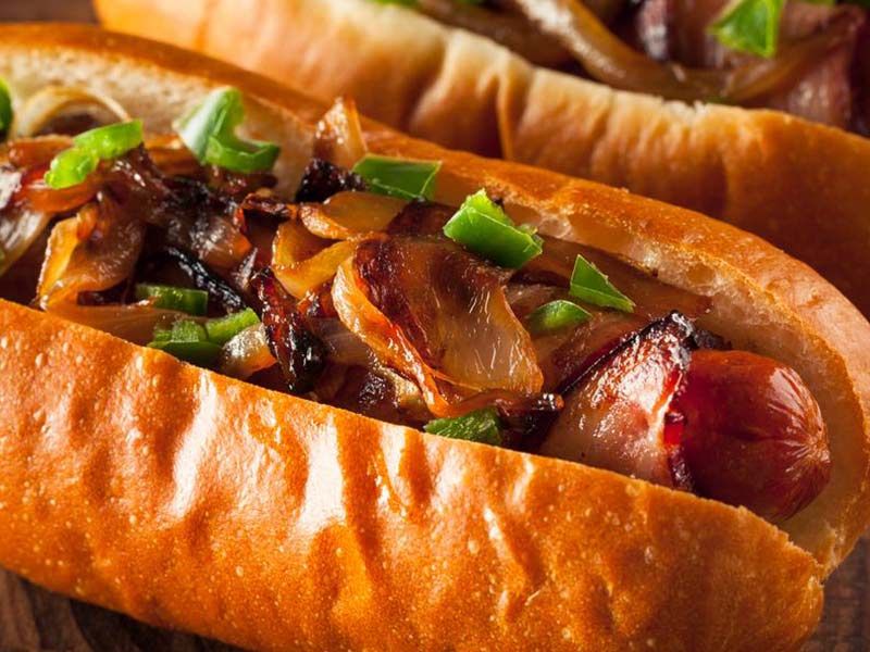 Syrian Hot Dog Sandwich