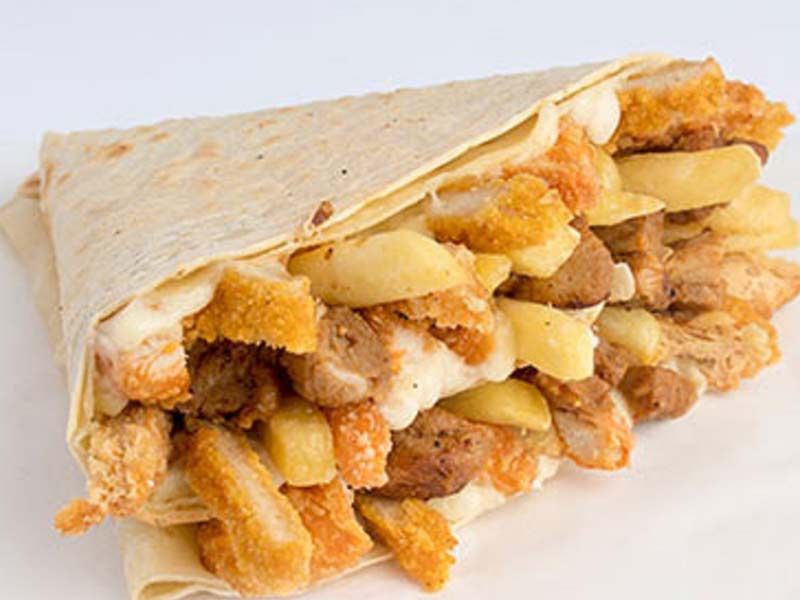 Chicken Pane With Burger Crepe