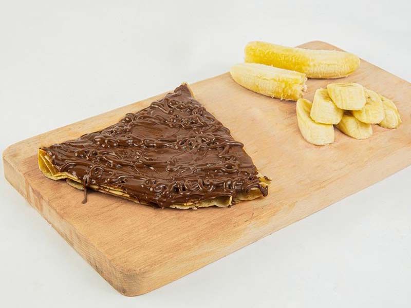 Nutella Chocolate With Banana Crepe